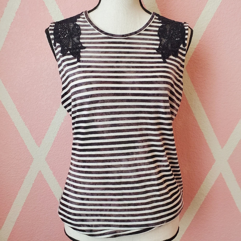 Candies Striped Tank Top